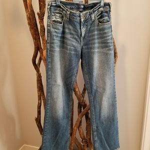 Silver Avery Slim Bootcut